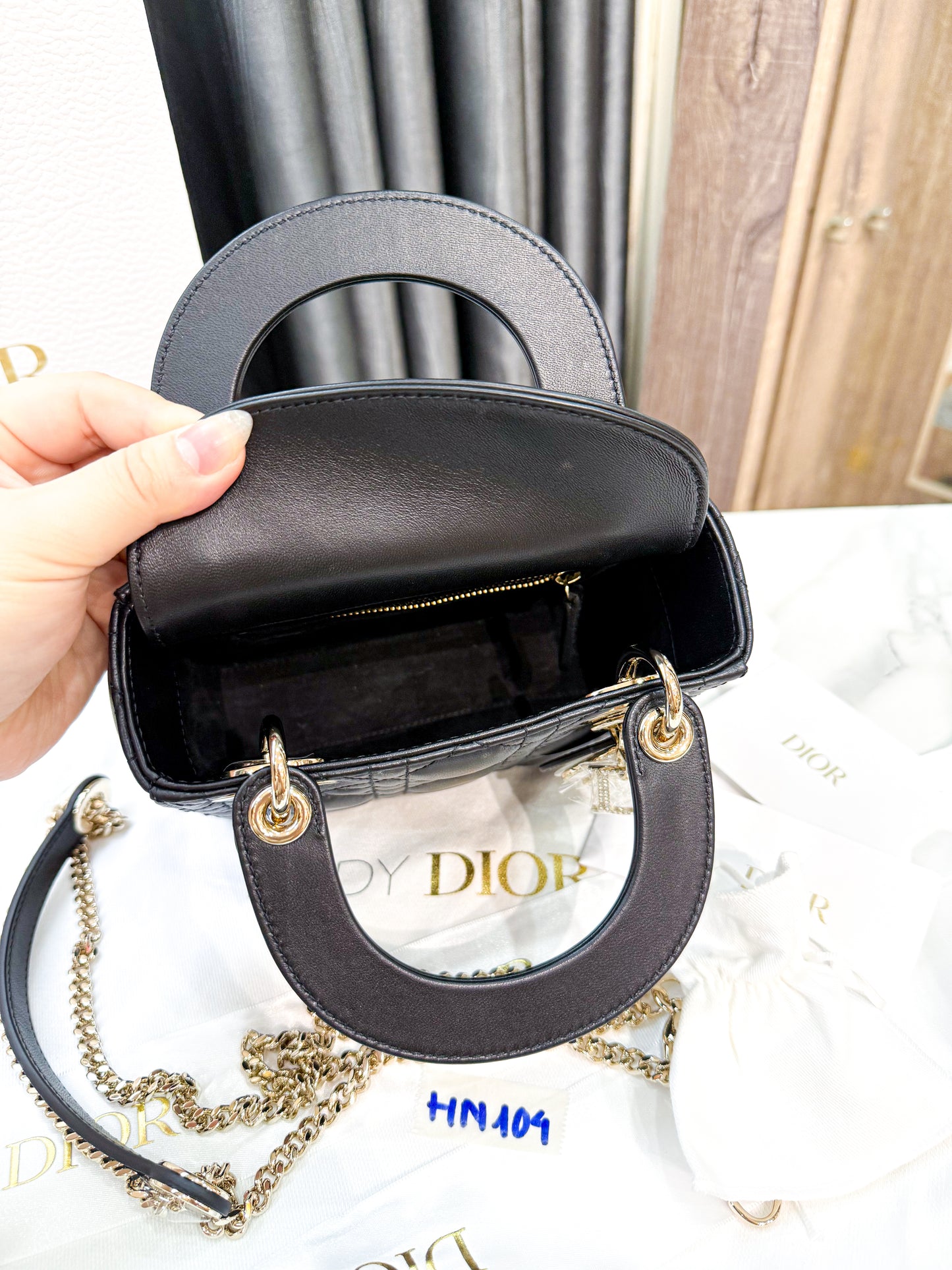 A A Dior Lady Size Mini New HN104