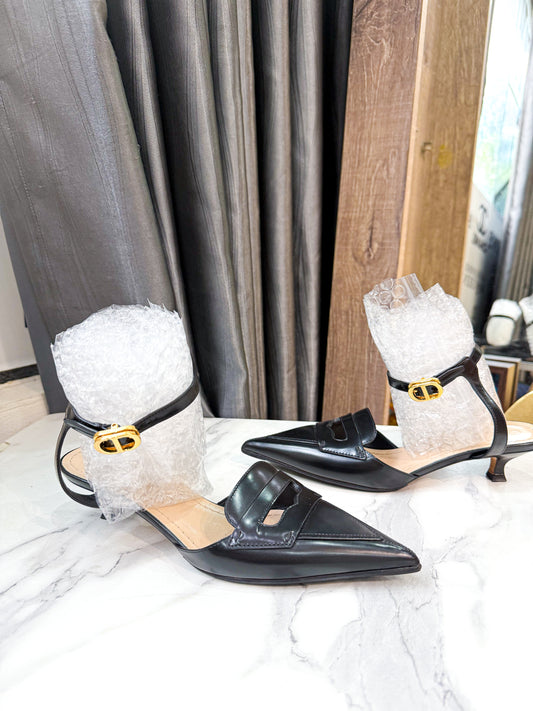 Giày Dior Quai CD Cổ Chân Size 35.5D