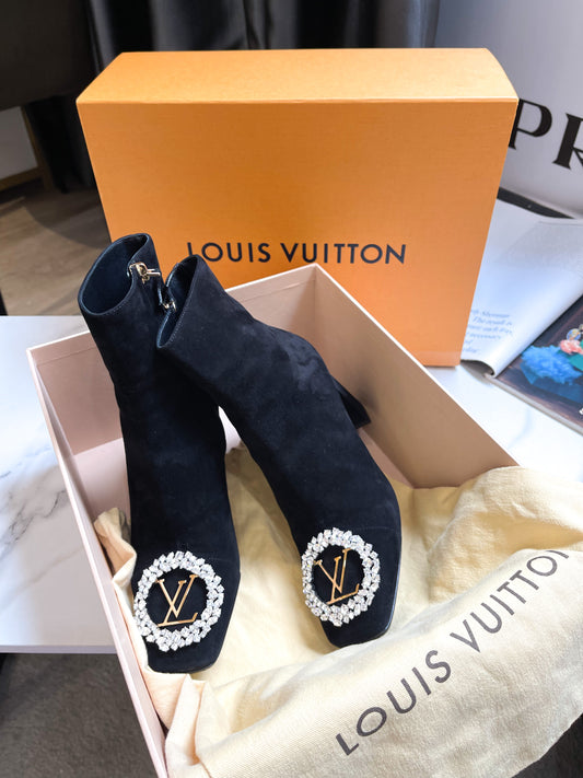 LV Boot Da Lộn