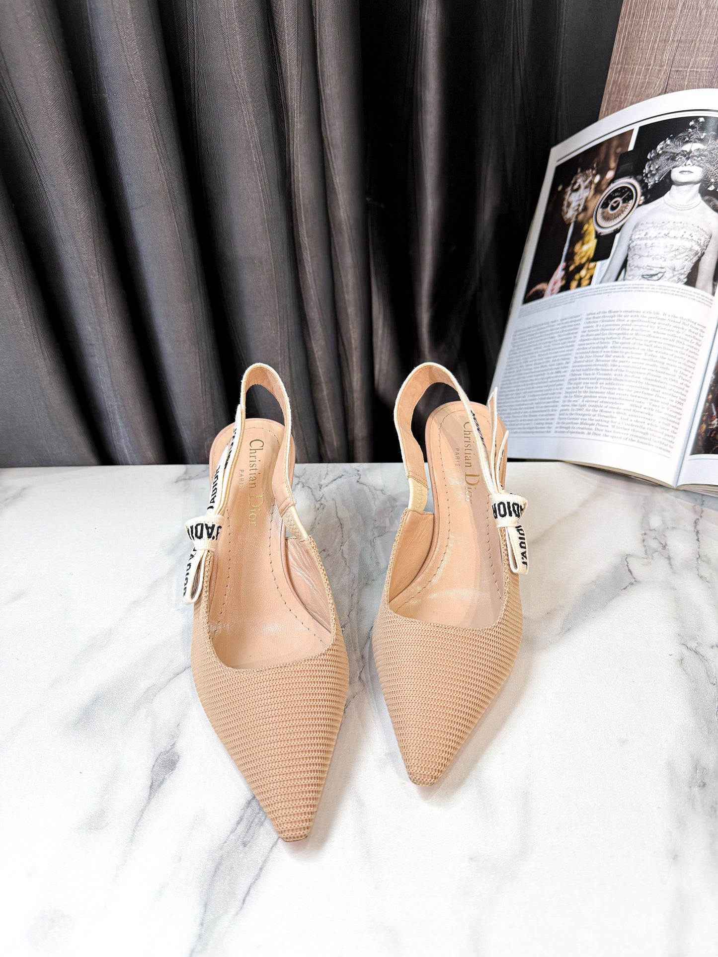 Slingback Dior Begie Size 35D