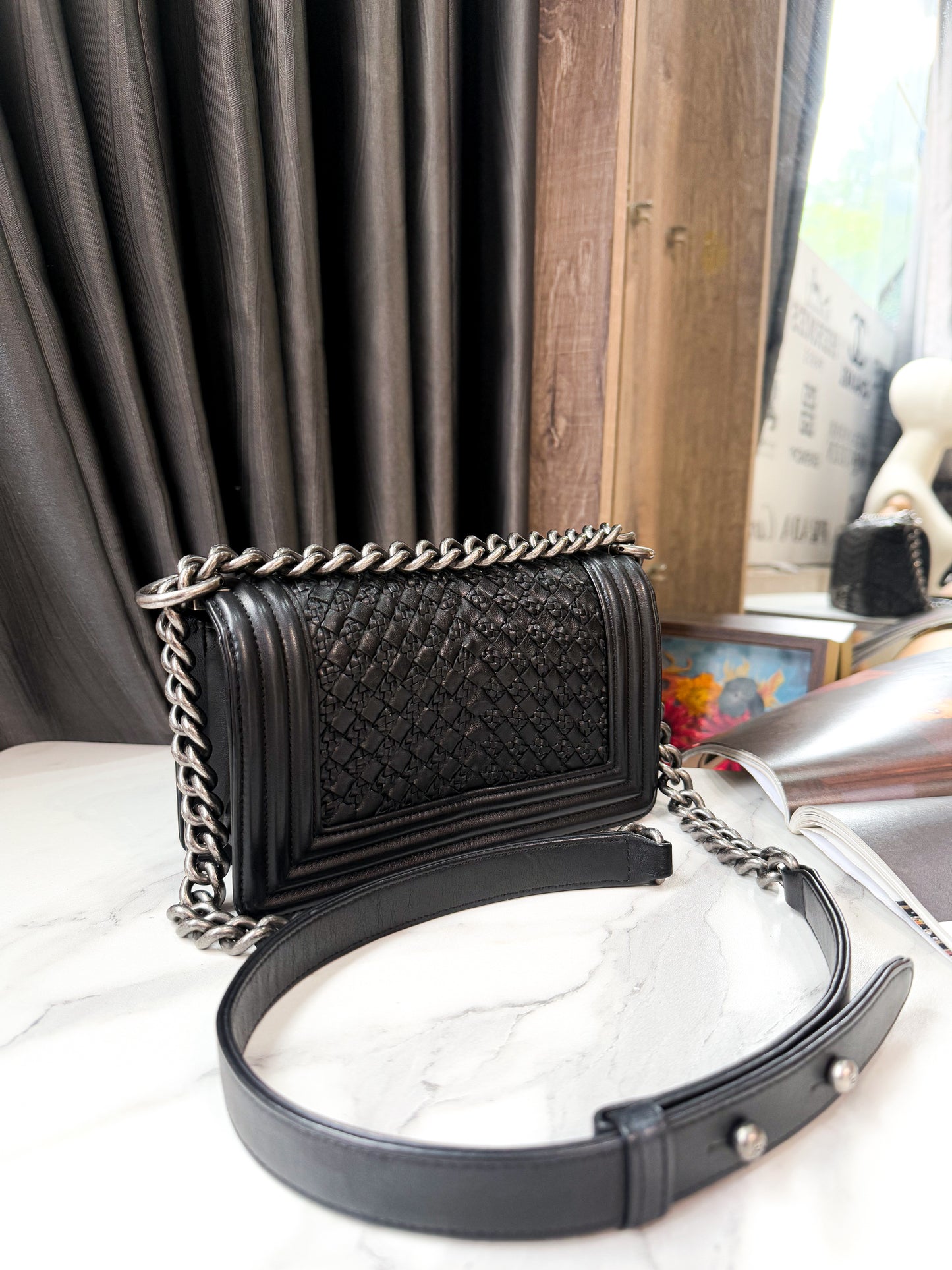 A Chanel Boy Size S