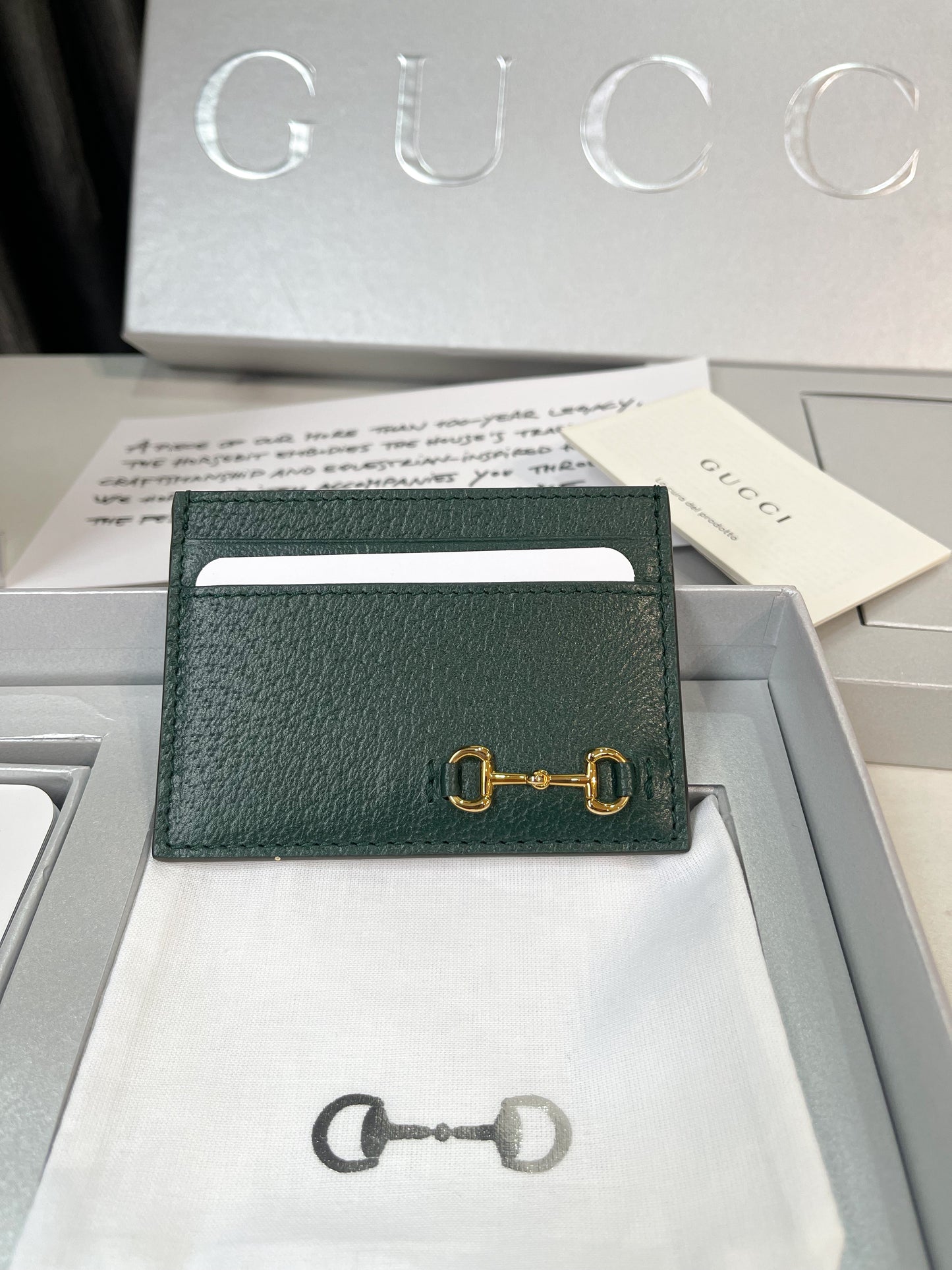 Set Card Holder & Gift Gucci New