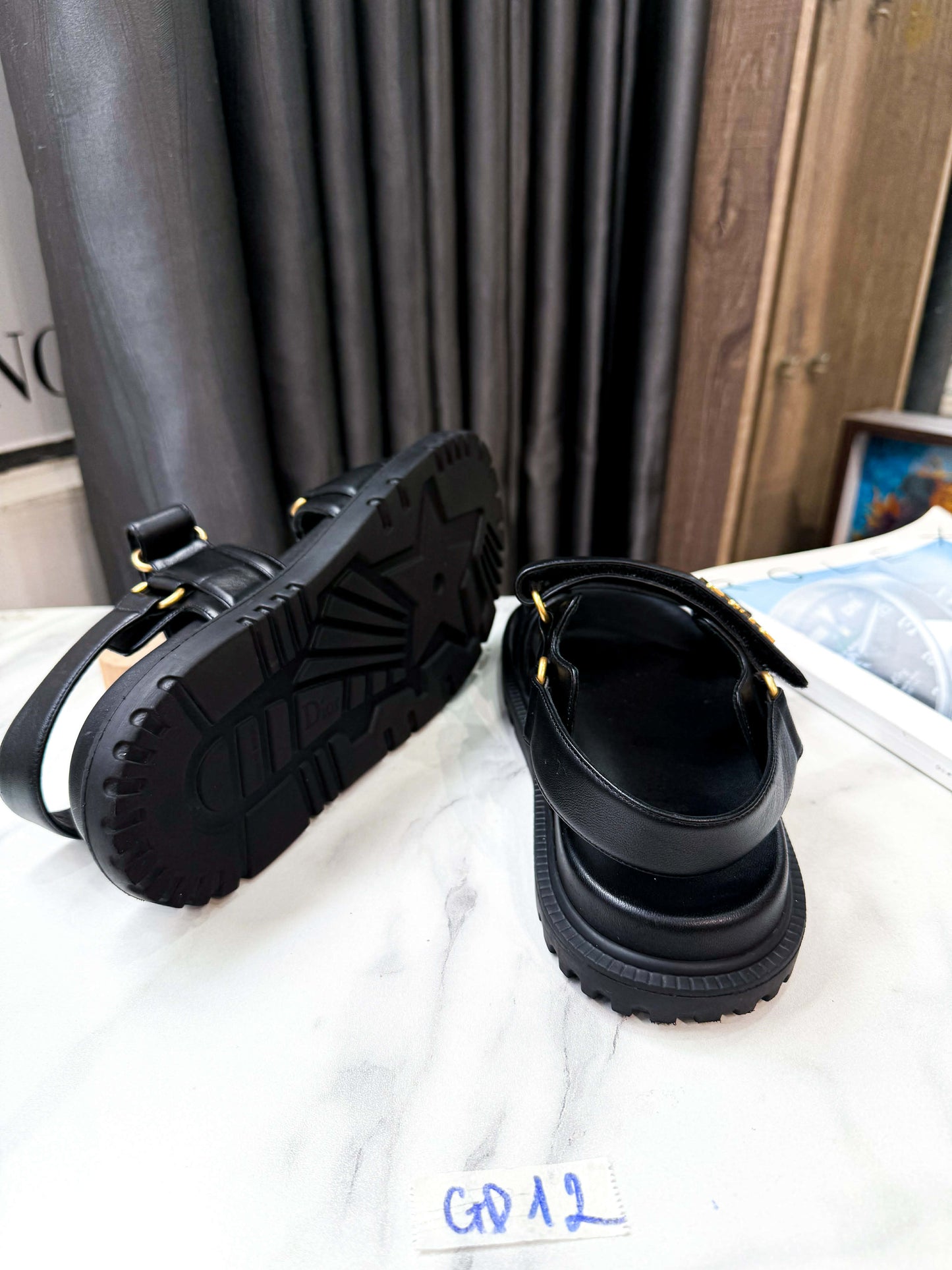 Sandal Dior 2 Quai Ngang Size 38 GD12