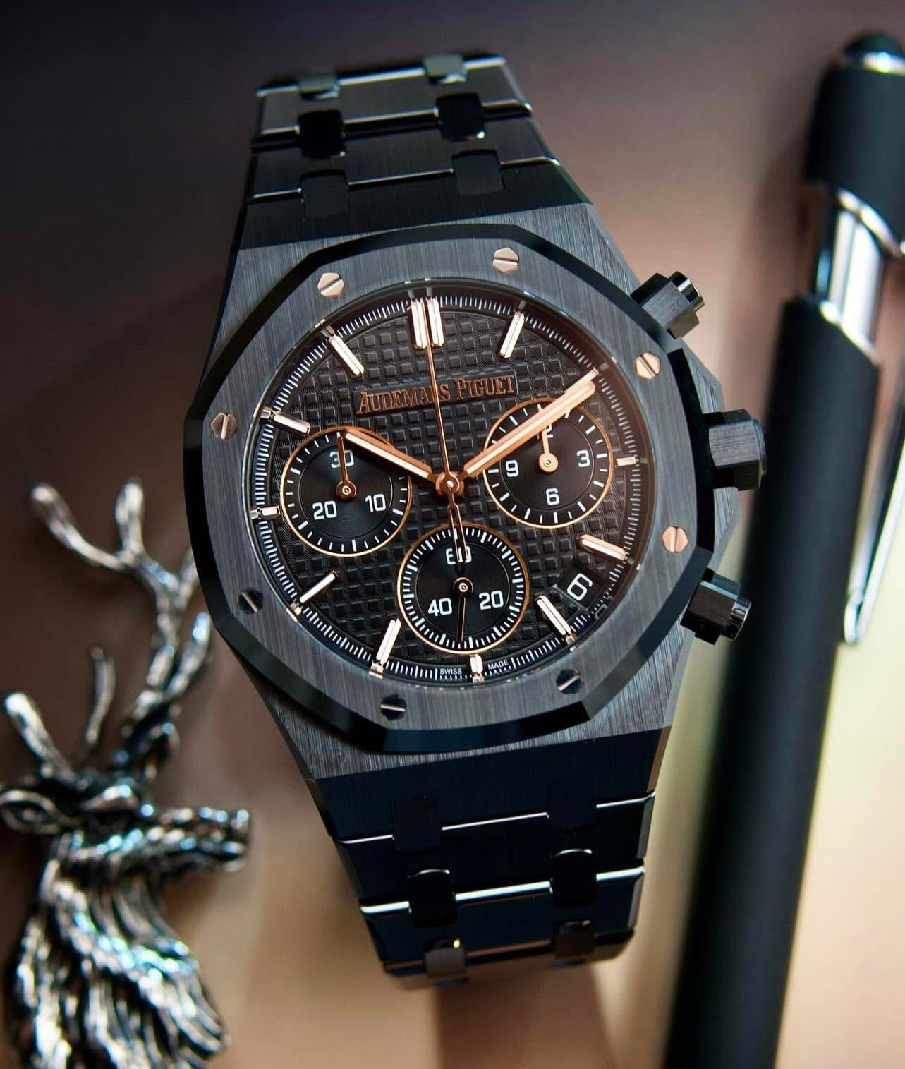 Đồng Hồ Audemars Piguet Royal Oak 41mm Black Ceramic 26240CE