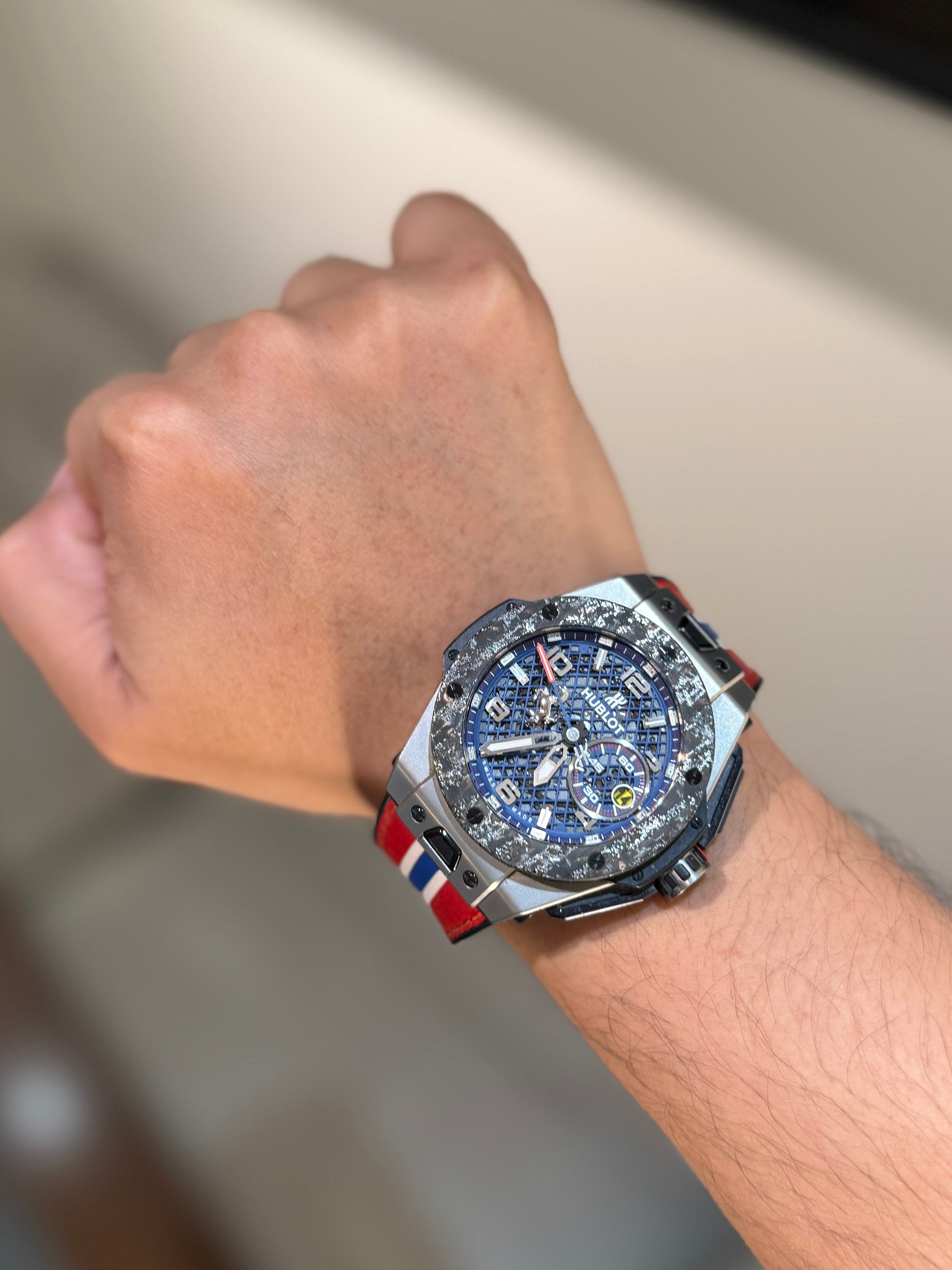 Đồng Hồ Hublot Unico 45mm x Ferrari Limited 25pcs trên tay