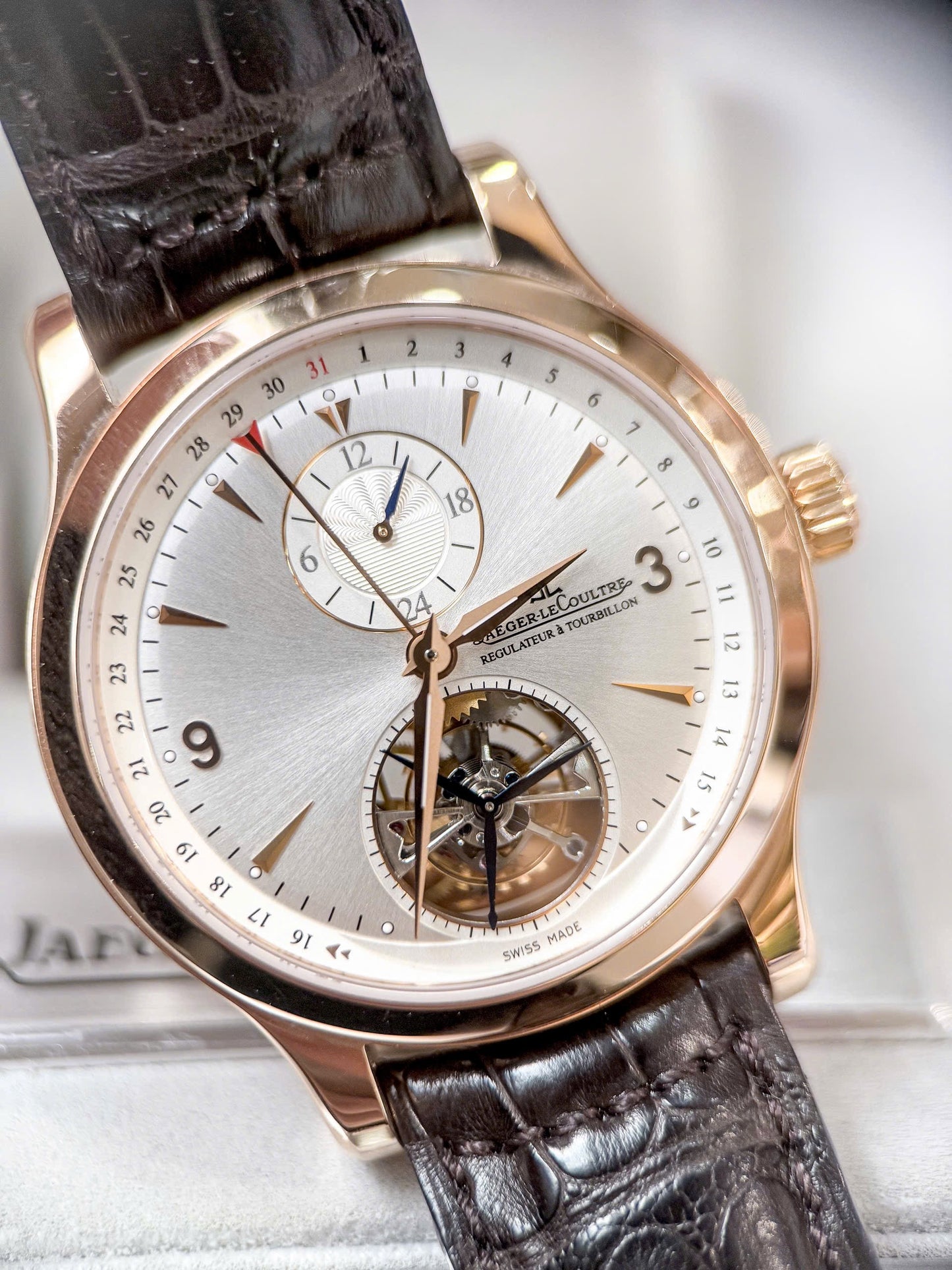 Đồng Hồ Jaeger-Lecoultre Tourbillion Master Control Dualtime