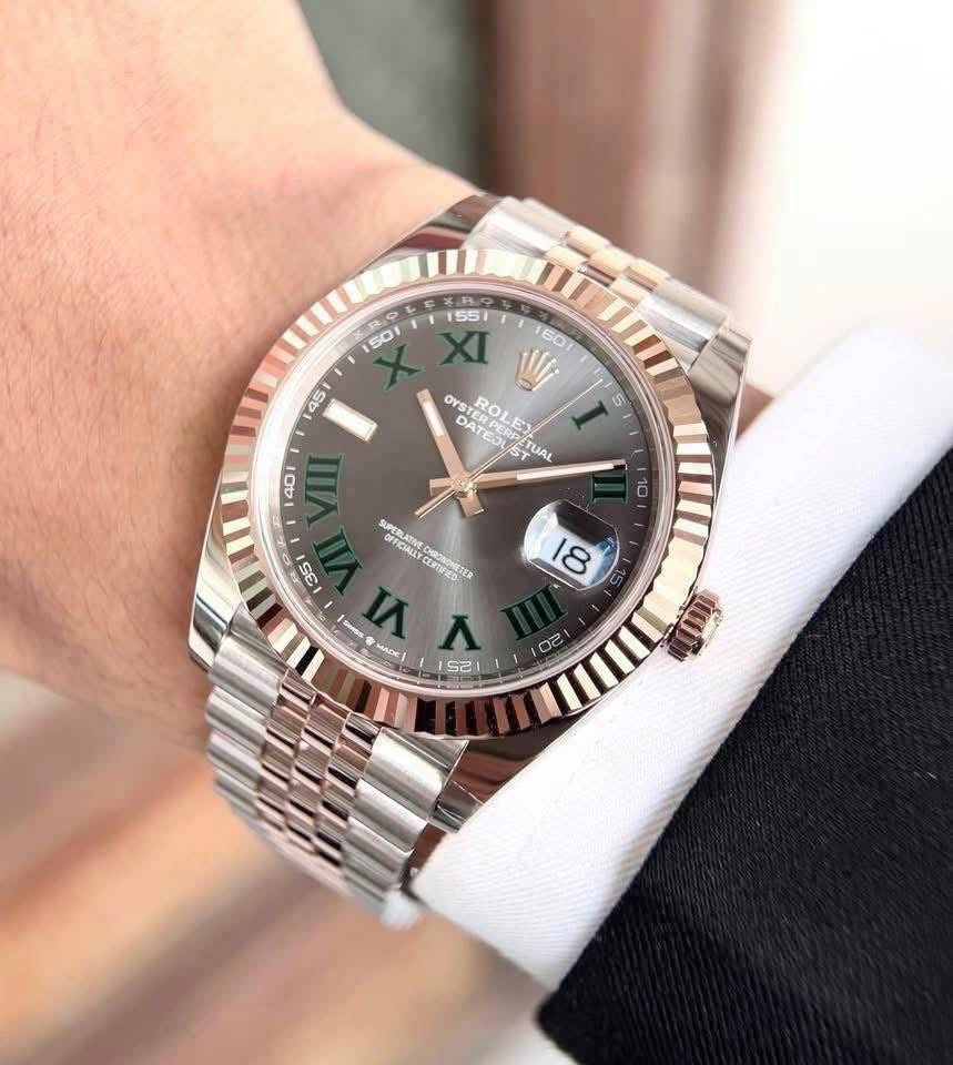 Đồng Hồ Rolex Datejust 126334 Wimbledon Size 41mm trên tay