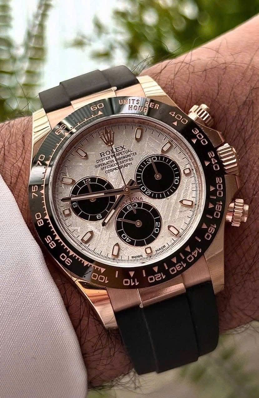 Đồng Hồ Rolex Daytona 116515LN Meteorite Dial trên tay