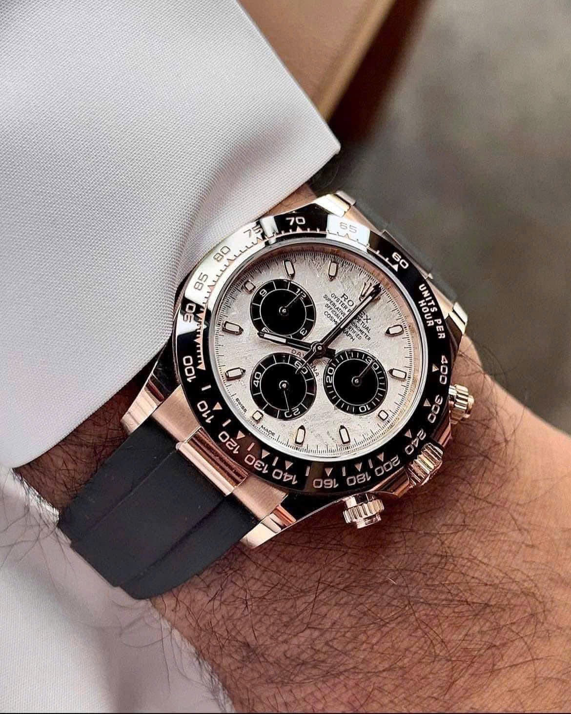 Đồng Hồ Rolex Daytona 126515LN Meteorite Dial trên tay