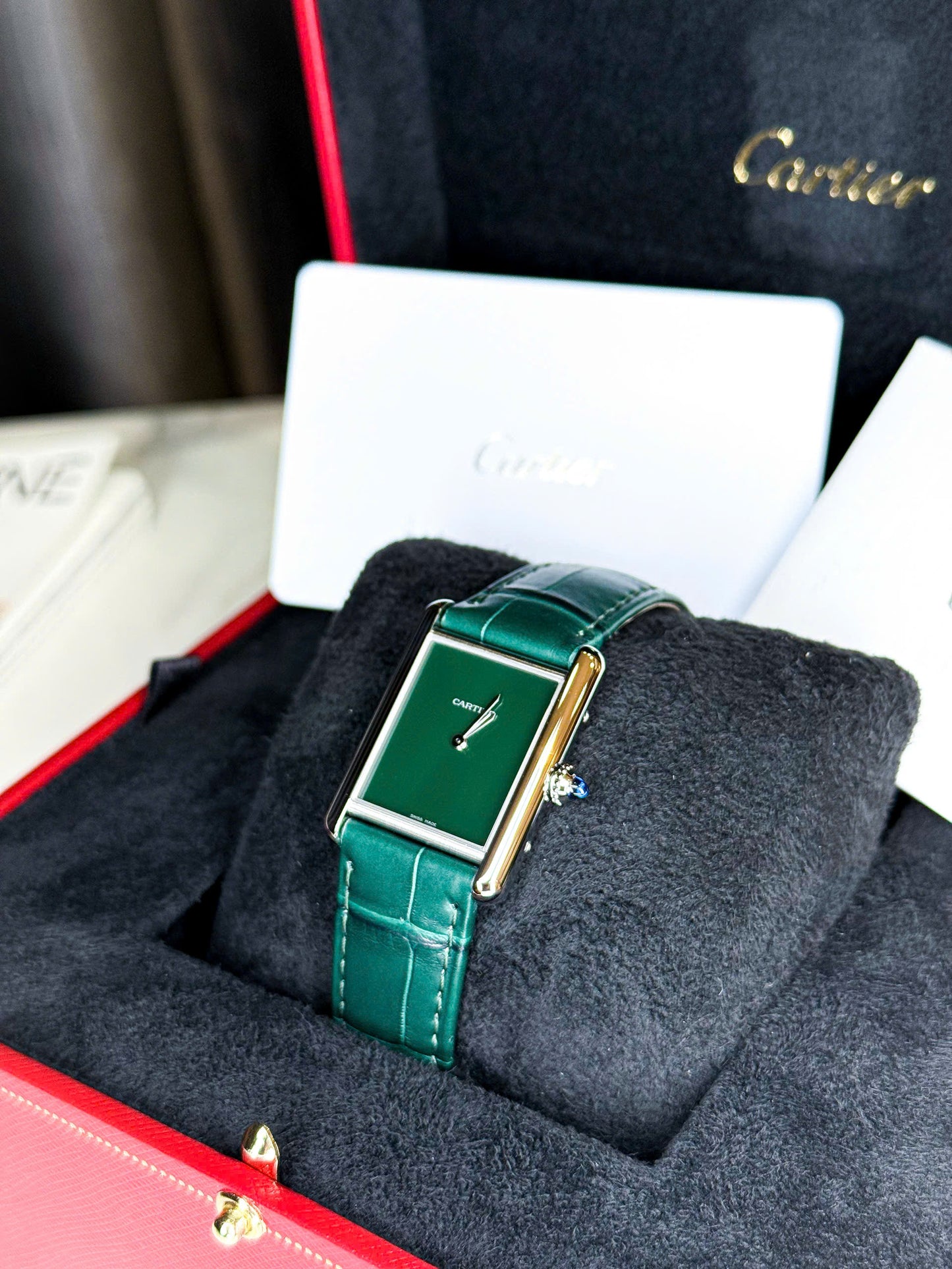 Đồng hồ Cartier Tank Must De Cartier Large  WSTA0056