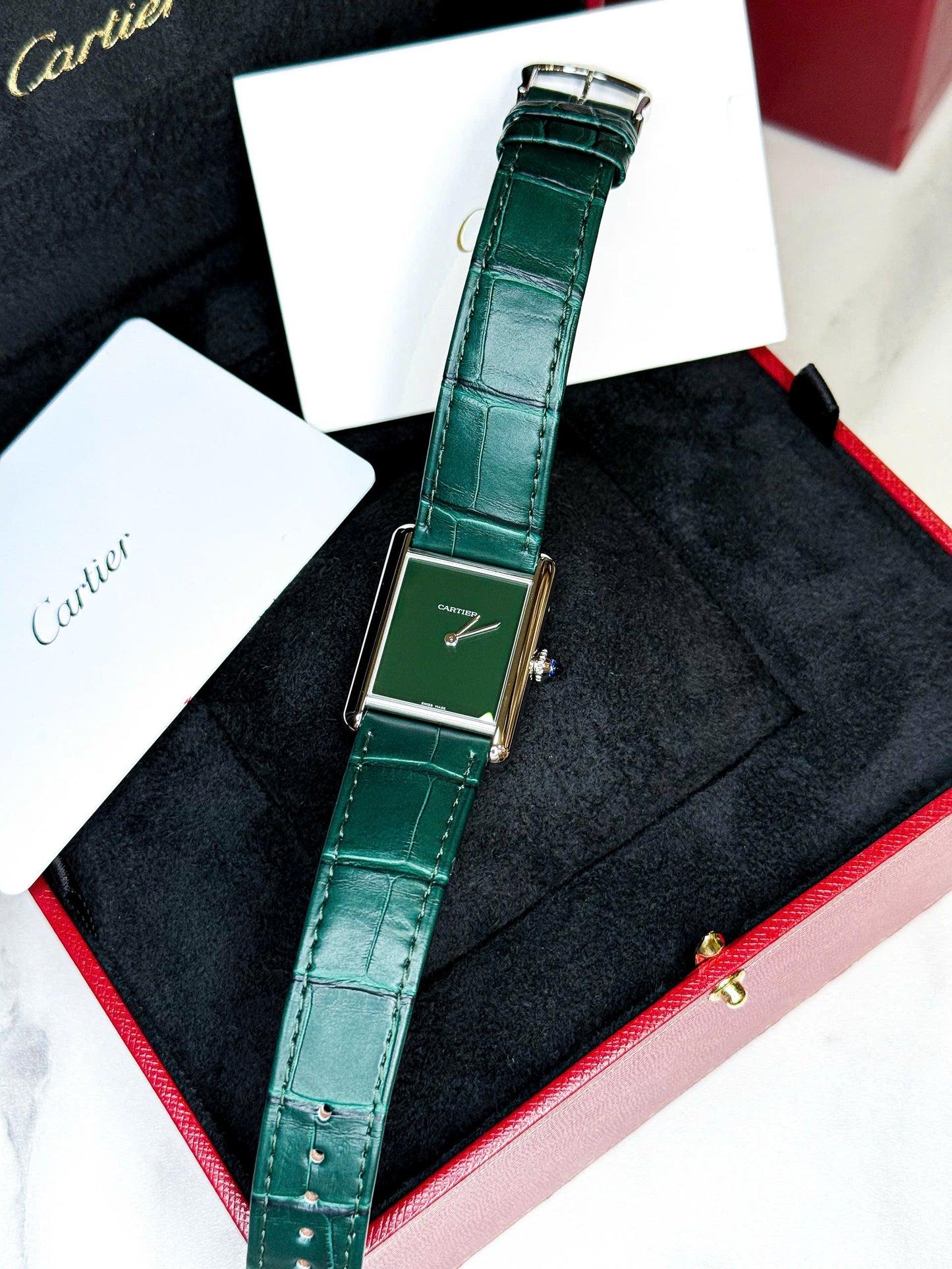 Đồng hồ Cartier Tank Must De Cartier Large  WSTA0056