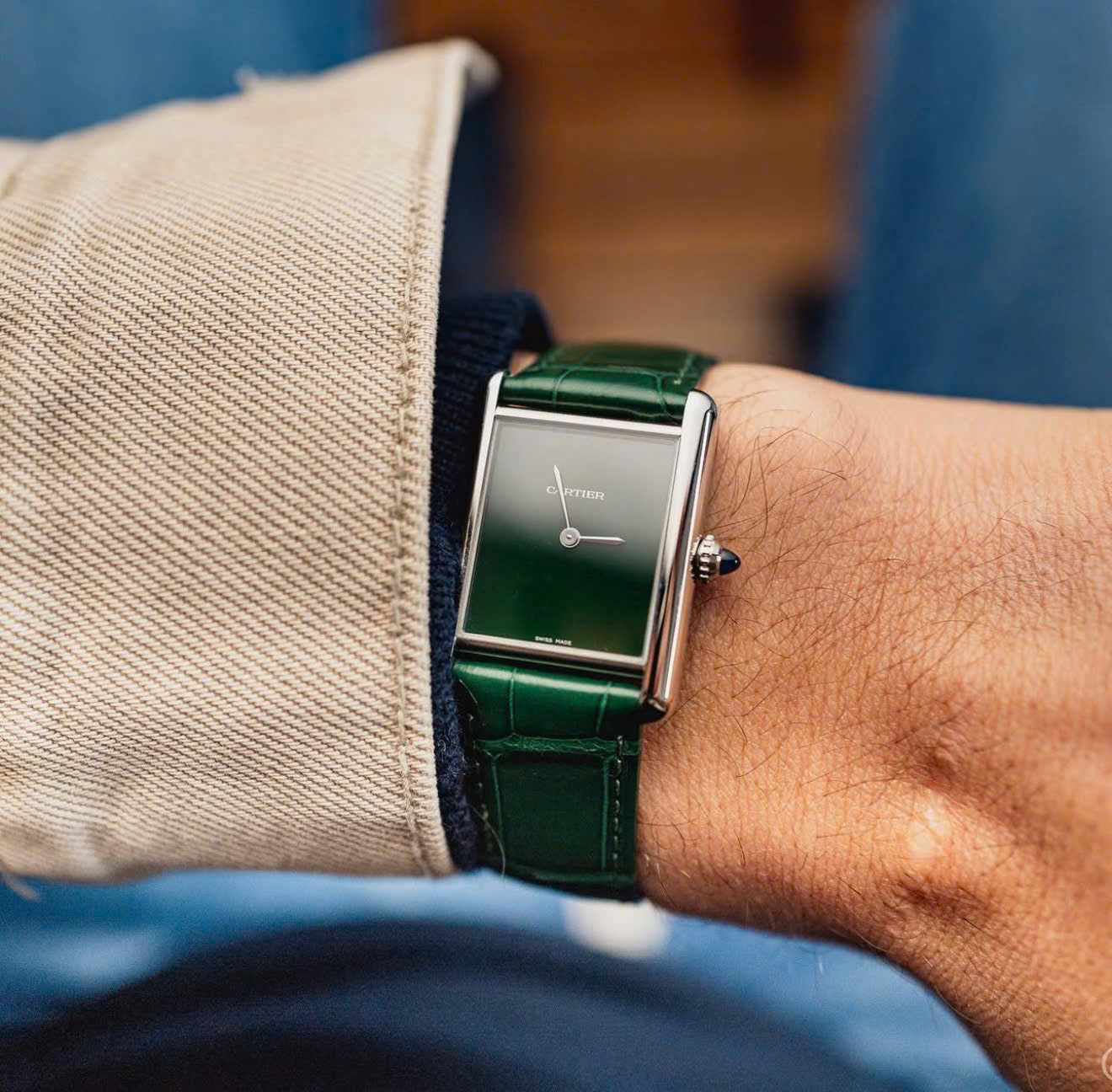 Đồng hồ Cartier Tank Must De Cartier Large  WSTA0056